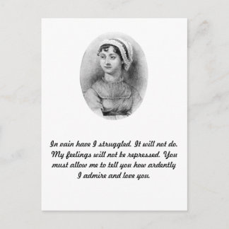 Carte Postale La Fierté de Jane Austen