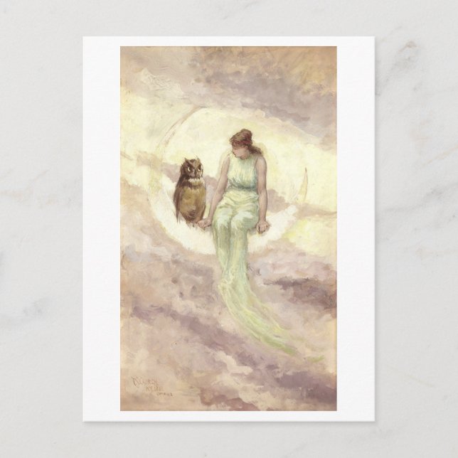 Carte Postale "La fille de la sorcière" par l'église Frederick S (Devant)