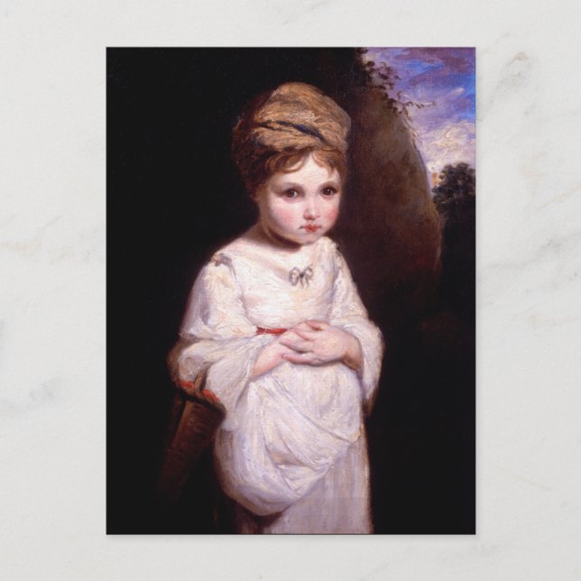 Carte Postale La Fille des fraises (Devant)