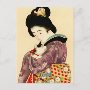 Carte Postale La fille du marchand par Mizuno Tashikata