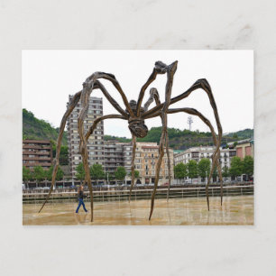 Carte Postale "La fille et l'araignée." Imaginaire. Maman est sc