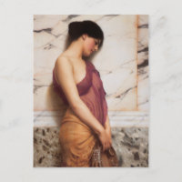 La fille Tambourine par John William Godward