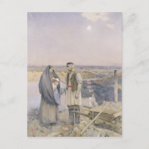 Carte Postale La fin de la journée, 1888