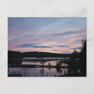 Carte Postale La Finlande au coucher du soleil