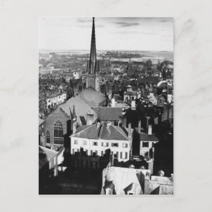 Carte Postale La flèche ornementée d'une église à Boston