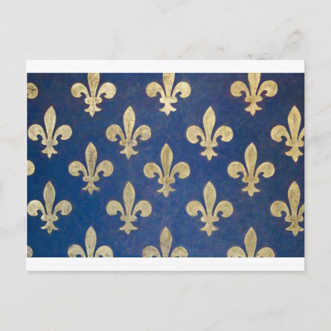 Carte Postale La fleur de lys ou la fleur de lys (Devant)