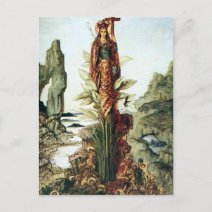 Carte Postale La Fleur mystique par Gustave Moreau