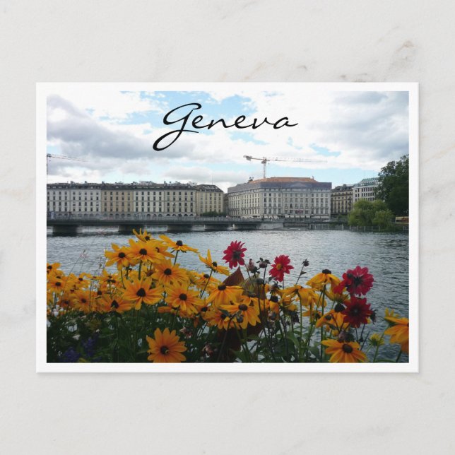 Carte Postale la flore du lac geneva (Devant)