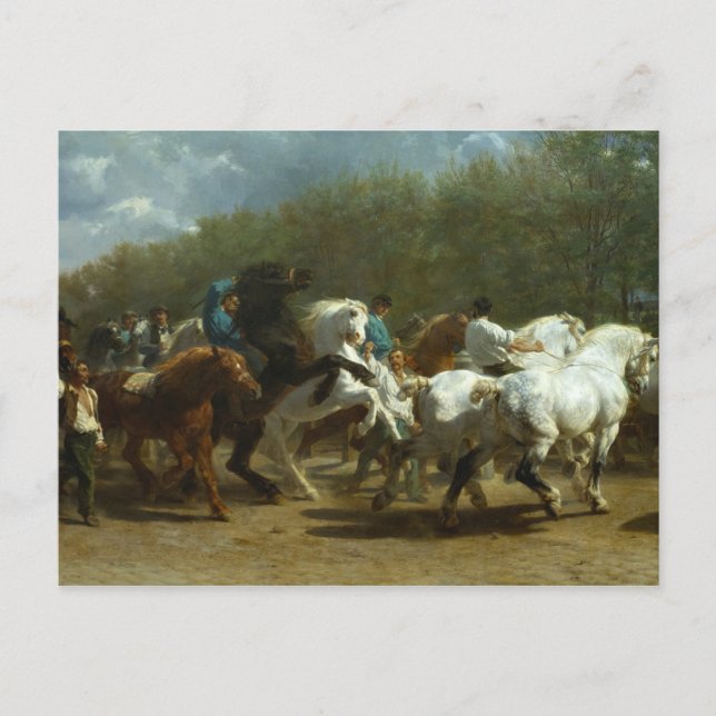 Carte Postale La Foire du Cheval de Rosa Bonheur (Devant)