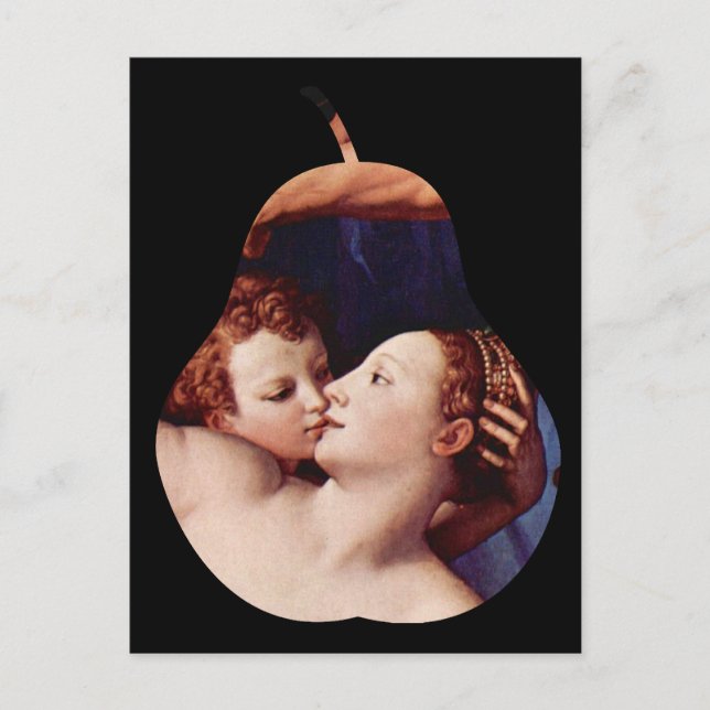 Carte Postale La folie et le temps cupides de Vénus par Bronzino (Devant)