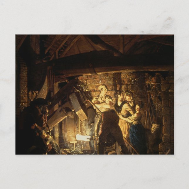 Carte Postale La Forge de fer, 1772 (Devant)