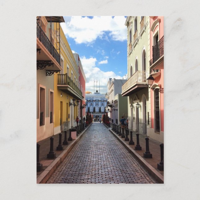 Carte Postale La Fortaleza, Vieux San Juan, Porto Rico (Devant)
