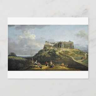 Carte Postale La forteresse de Konigstein par Bernardo Bellotto