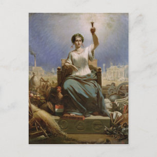 Carte Postale La France illumine le monde