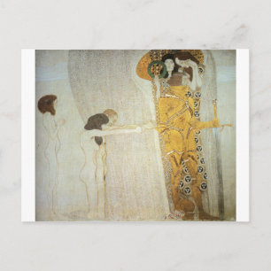 Carte Postale La frise Beethoven : Le désir de bonheur