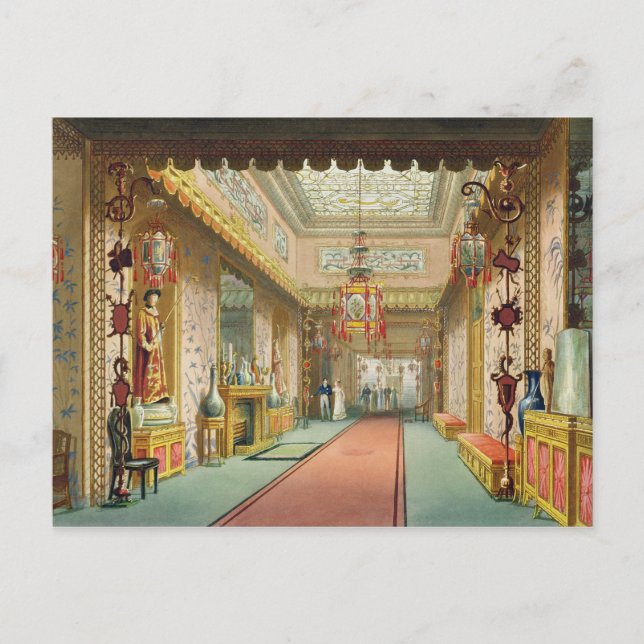 Carte Postale La Galerie Chinoise, de 'Vues sur le Pavi Royal (Devant)