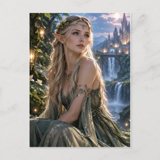Carte Postale La gardienne du royaume des elfes 