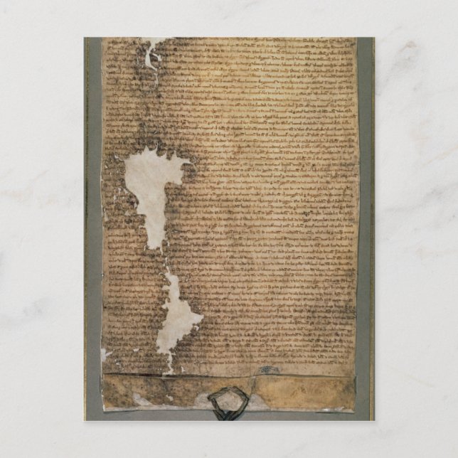 Carte Postale La Grande Charte des Libertés, Troisième version (Devant)