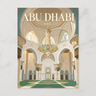 Carte Postale La Grande Mosquée du Cheikh Zayed aux Émirats arab