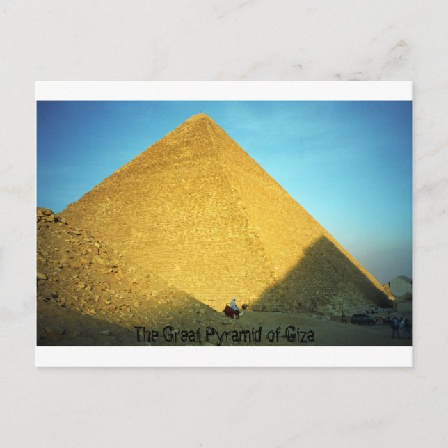 Carte Postale La Grande Pyramide de Gizeh (Devant)