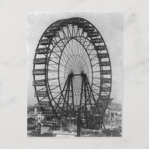 Carte Postale La grande roue originale à la Columbia Expos