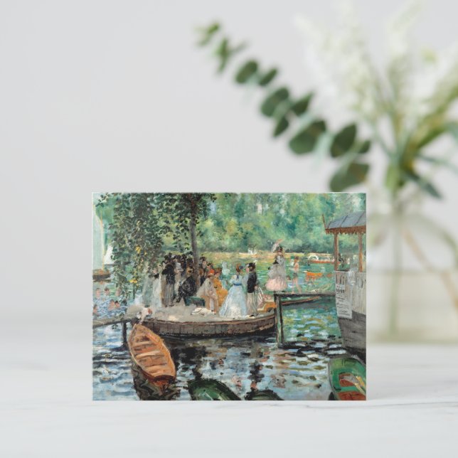 Carte Postale La Grenouillère Auguste Renoir (Debout devant)
