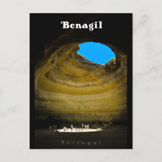 Carte Postale La grotte de Benagil - Art de Voyage Algarve
