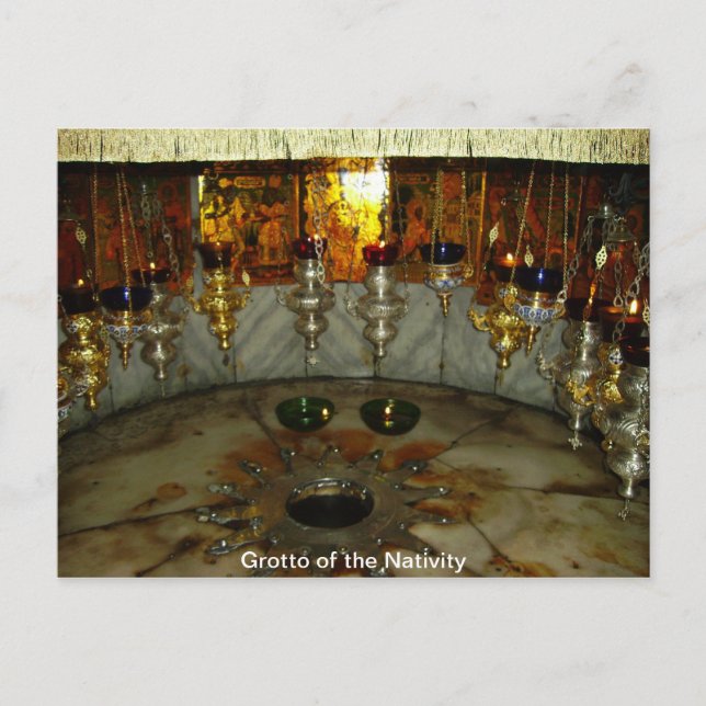 Carte Postale La grotte de la Nativité (Devant)
