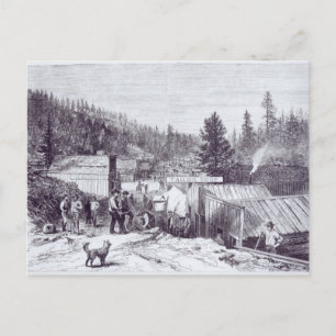 Carte Postale La guerre indienne, Deadwood City