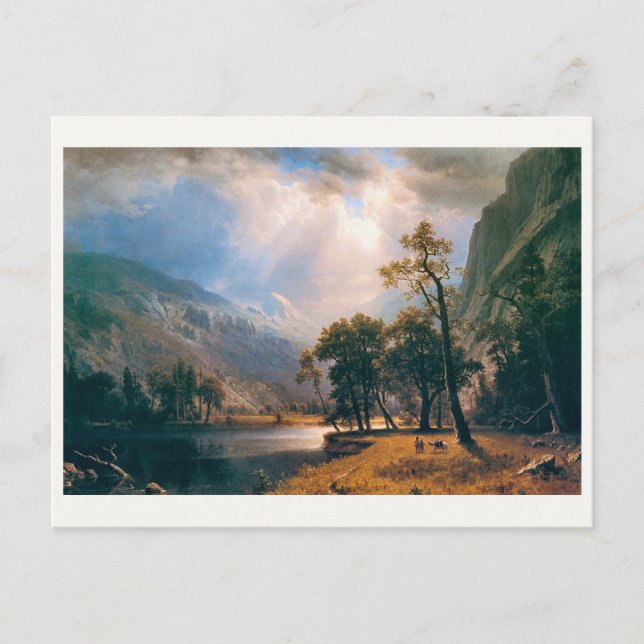 Carte Postale La Half Dome Yosemite Valley d'Albert Bierstadt, 1 (Devant)