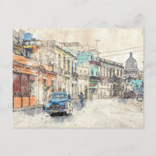 Carte Postale La Havane, Cuba