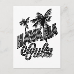 Carte Postale La Havane Cuba l'art vintage.