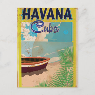 Carte Postale La Havane, Cuba Vacances Vintages Poster