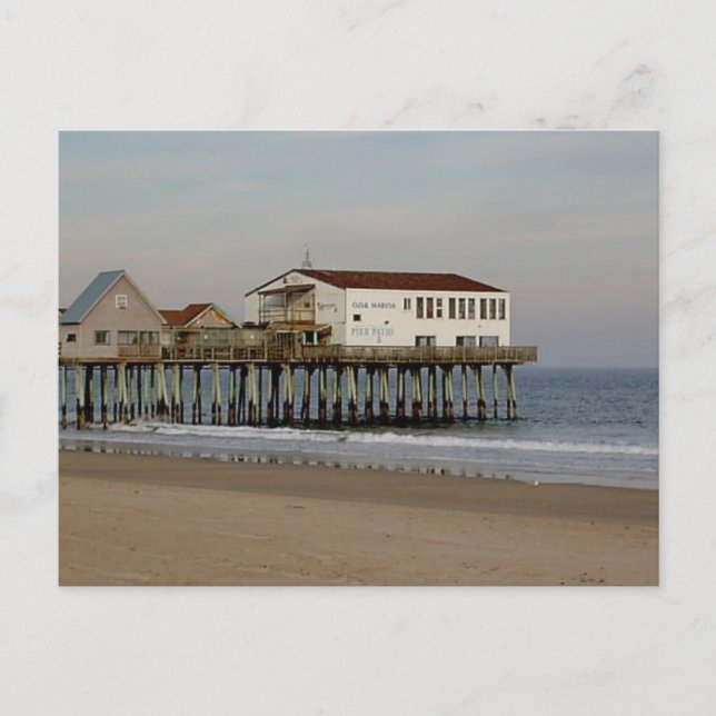 Carte Postale La jetée à Old Orchard Beach, Maine (Devant)