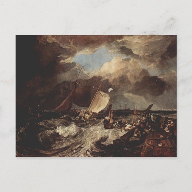 Carte Postale La jetée de Calais (Devant)