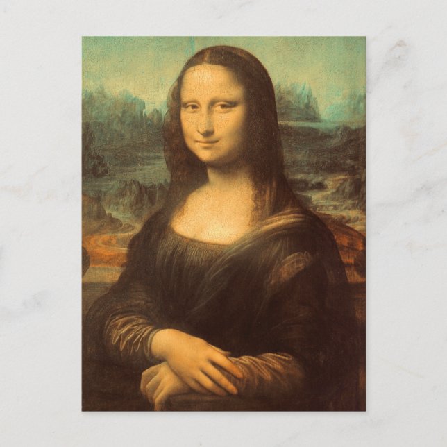 Carte Postale La Joconde de Léonard de Vinci (Devant)