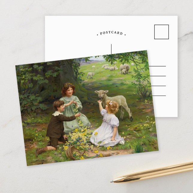 Carte Postale La Joie du Printemps | Arthur John Elsley (Créateur téléchargé)