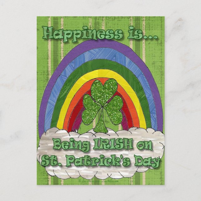 Carte Postale La Journée de Saint Patrick (Devant)