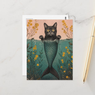 Carte Postale La Kitty Sirène