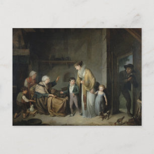 Carte Postale La leçon de la charité