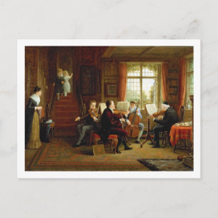 Carte Postale La leçon de musique