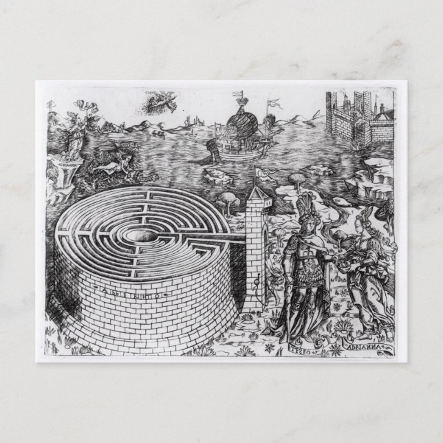 Carte Postale La Légende de Thésée (Devant)