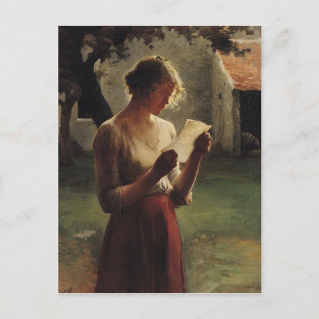 Carte Postale La lettre (Devant)