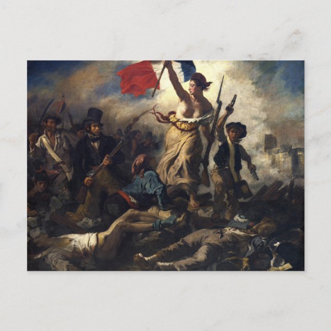 Carte Postale La liberté à la tête du peuple (Devant)