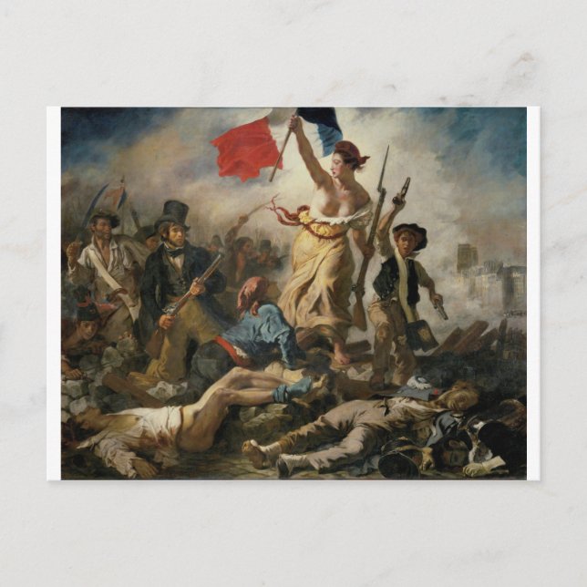 Carte Postale La liberté à la tête du peuple (Devant)