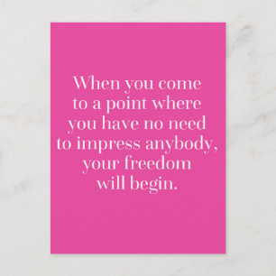 Carte Postale La Liberté Commencera À Citer