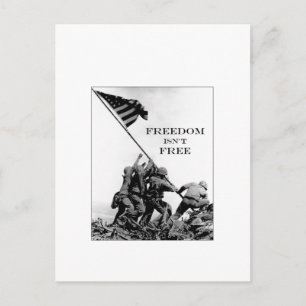 Carte Postale La liberté n'est pas libre