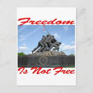 Carte Postale La liberté n'est pas libre