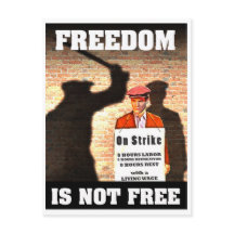 La liberté n'est pas libre -- Affiche de Pro-Union