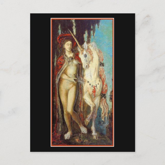 Carte postale : La licorne (Devant)